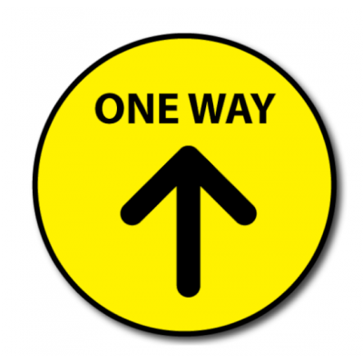 one way arrow decal ,directional arrow floor sticker decal